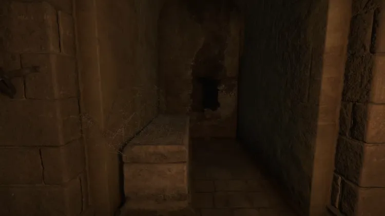 Unterirdischer Eingang