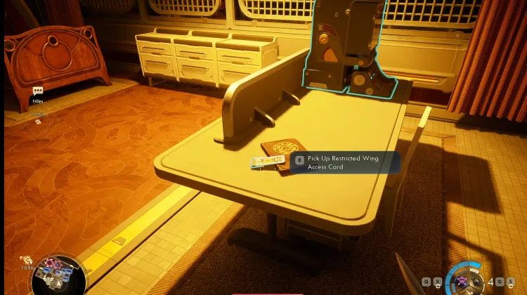 Carte d'Accès à l'Aile Restreinte