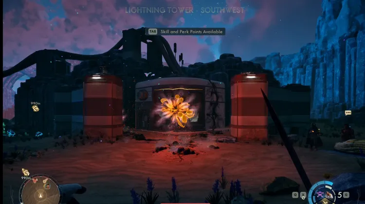 Wieża Błyskawic - Południowy Zachód