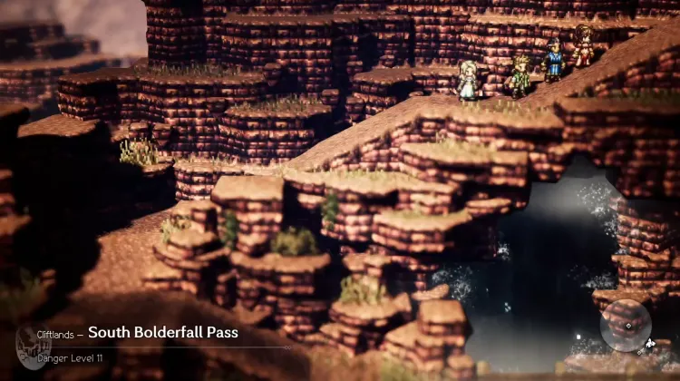 Paso de Bolderfall del Sur