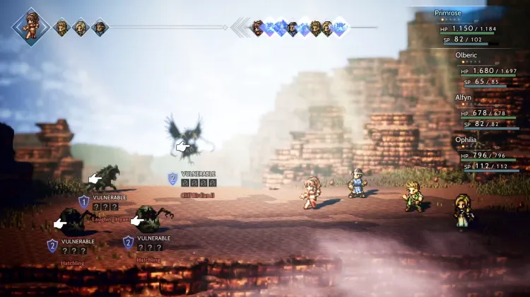 Gülen Sırtlan, Uçurum Kuşu II ve Yavru (2x)