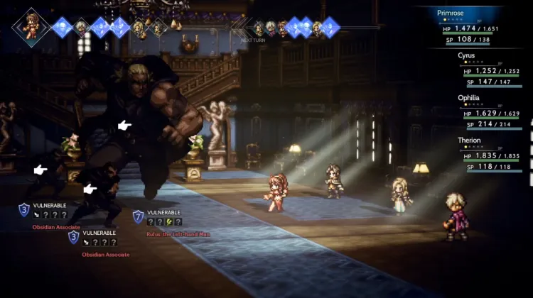 Rufus, Tangan Kiri & Rekan Obsidian (2x)