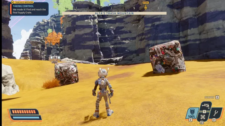 Symmetrischer 3D-Müllwürfel