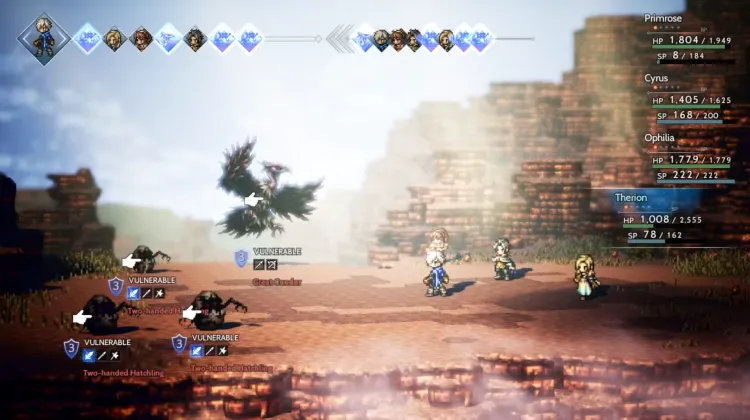 Grande Condor & Cucciolo a Due Mani (3x)