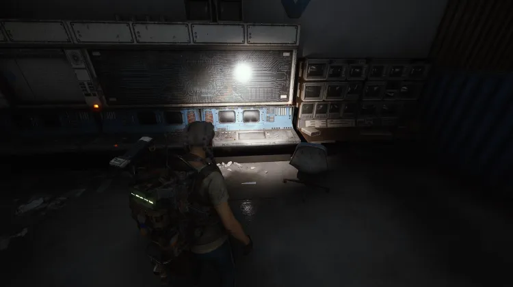 Terminal für Sicherheitscode des Räuberverstecks