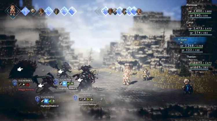 Highland Sıçan Kralı I, Highland Sıçan Halkı V (2x) & Tüylü Aurochs