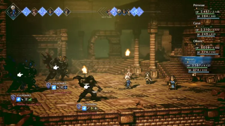 Master Thief I, Fire Guardian Mk. II & Thunder Guardian Mk. II