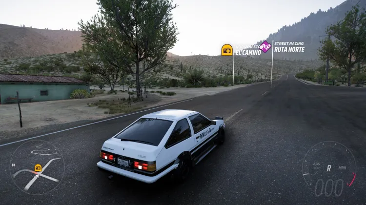 Die Statue bei Sonnenuntergang