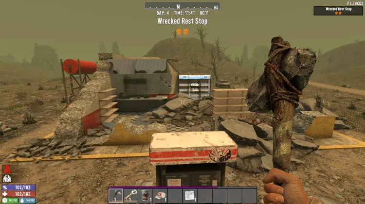 Stazione di Sosta Distrutta