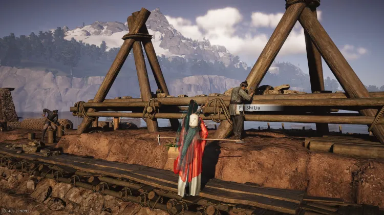 Travaux du barrage de Mat