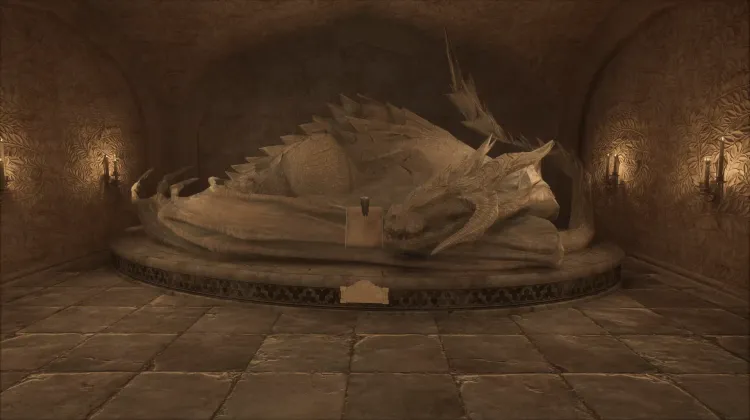 Sleeping Dragon Statue