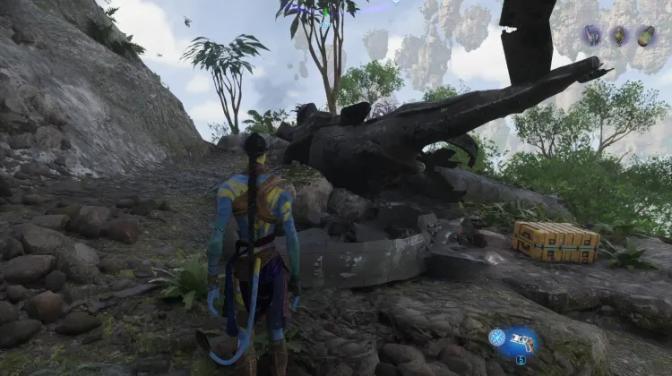 Crashed RDA Helicopter