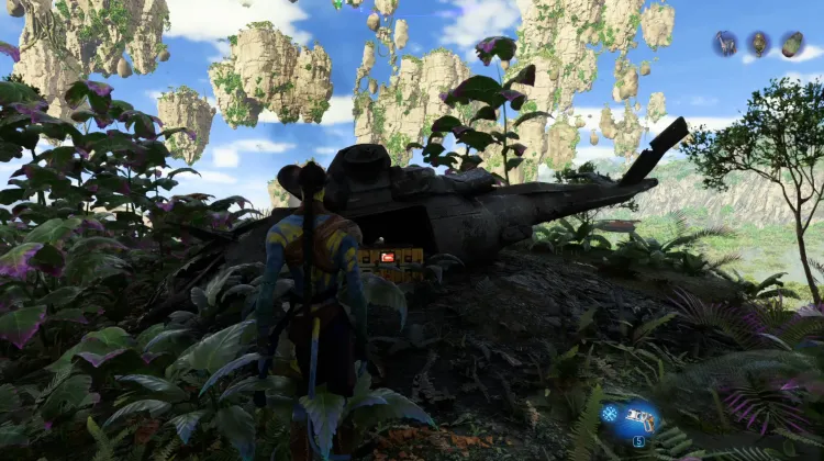 Crashed RDA Helicopter