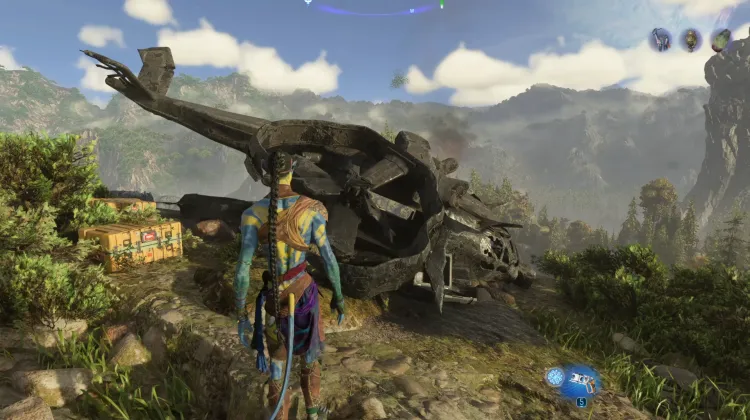 Crashed RDA Helicopter