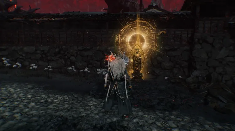 하마마츠 성하마을 - 오테몬 문 보살상