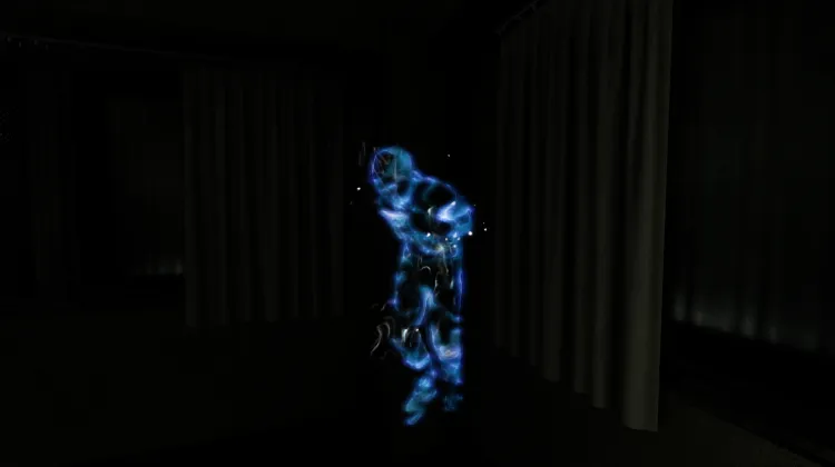 Stary człowiek zaniepokojony wodą