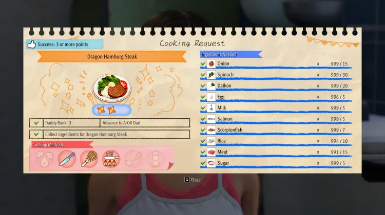 Dragon Hamburg Steak