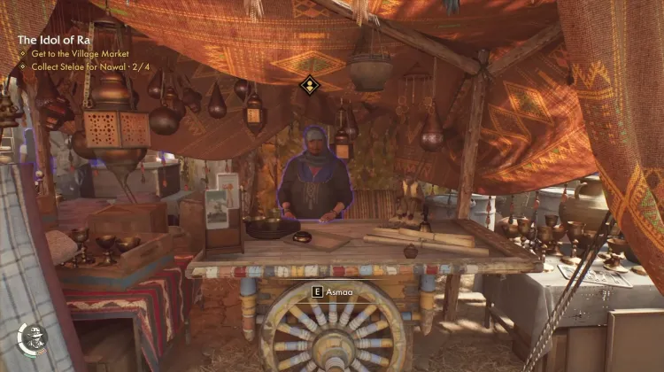 Aller au Marché du Village et Acheter un Briquet