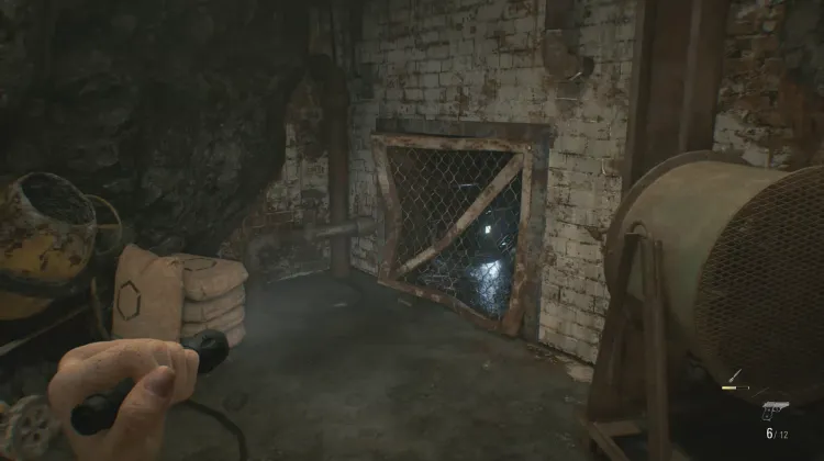 Verschlossener Lüftungsschacht