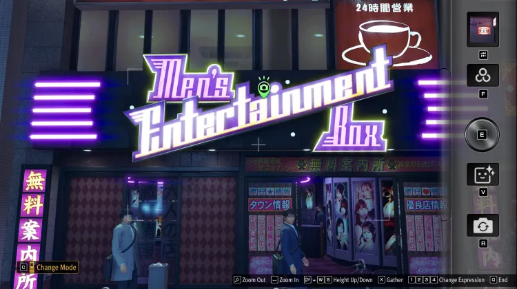 Men's Entertainment Box Sign