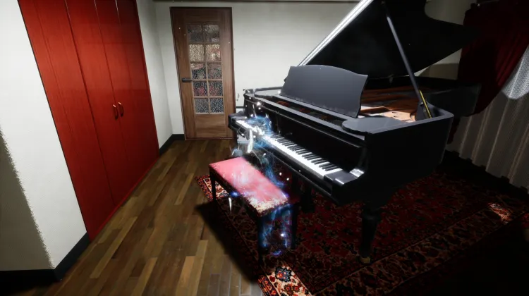 Dziewczyna Grająca na Pianinie