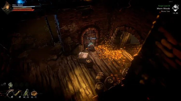 Eingang zum Geheimboss