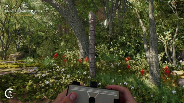 River Bank Cogwheel Pillar