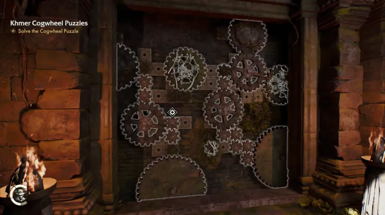 Khmer Cogwheel Puzzle