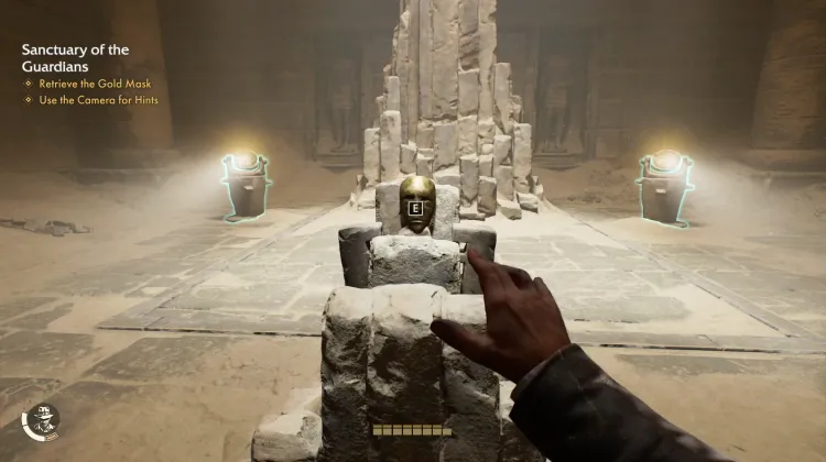 Récupérer le Masque d'Or