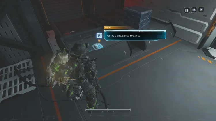 Guida delle Strutture: Area di Test Chiusa