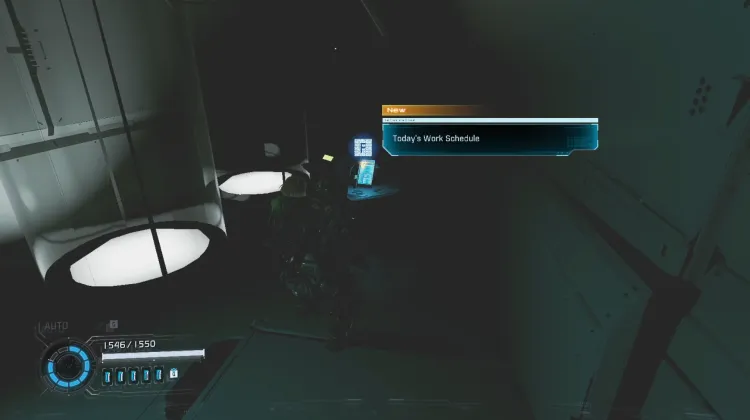 Today's Work Schedule