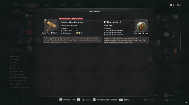Golden Greathammer