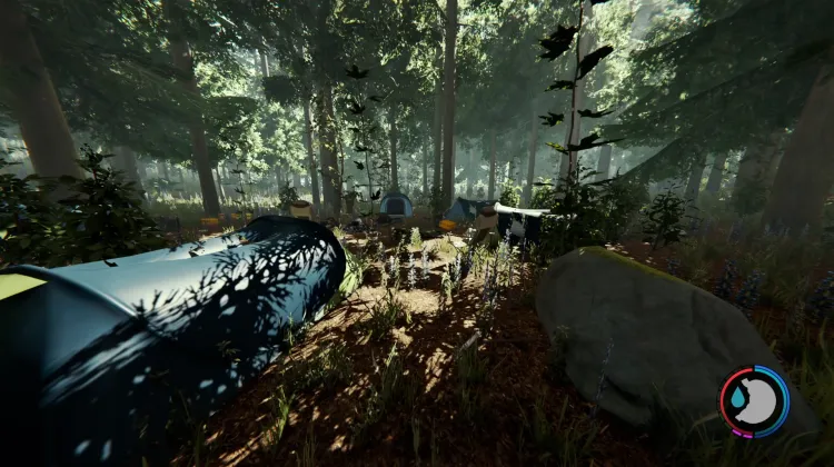 Campamento del Equipo de Filmación