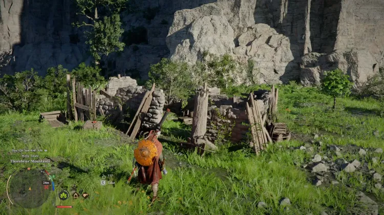 Settlement Beneath the Cliff