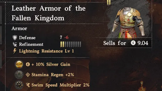 Leather Armor of the Fallen Kingdom