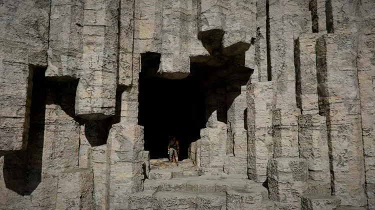 Unmarked Cliff Cave