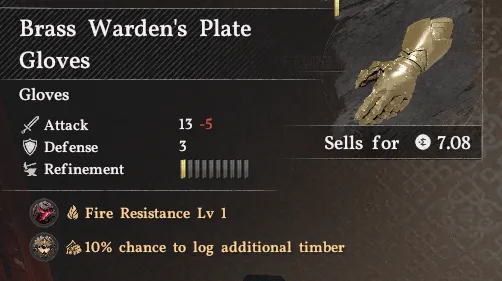 Brass Warden's Plate Gloves