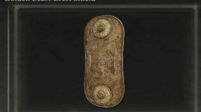 Golden Beast Crest Shield