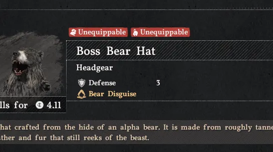 Chapeau de l'Ours Chef