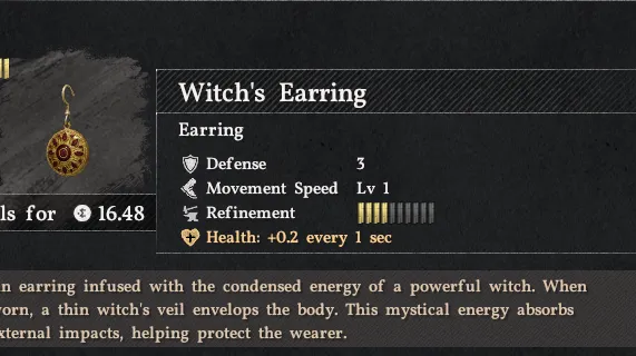 Boucle d'Oreille de Sorcière