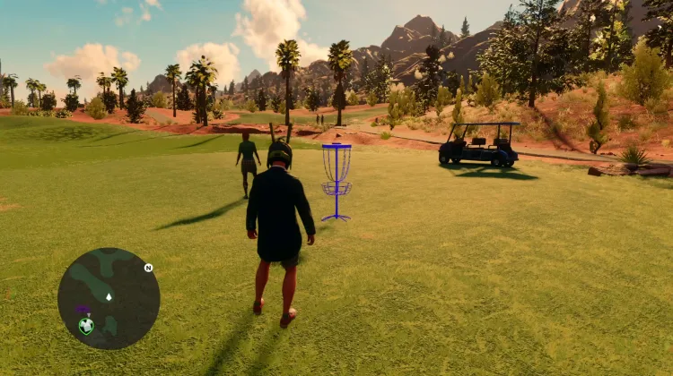 Canasta de Disc Golf Dorada