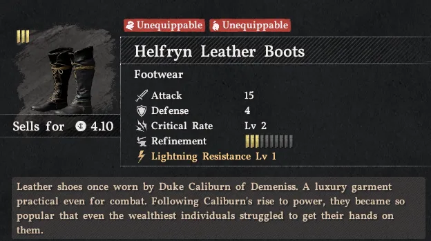 Bottes en Cuir d'Helfryn