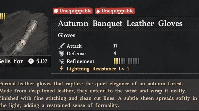 Gants en cuir du Banquet d'automne (Damiane)