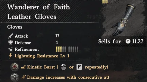 Gants en cuir du Vagabond de la Foi