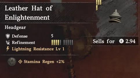 Chapeau de Cuir de l'Illumination