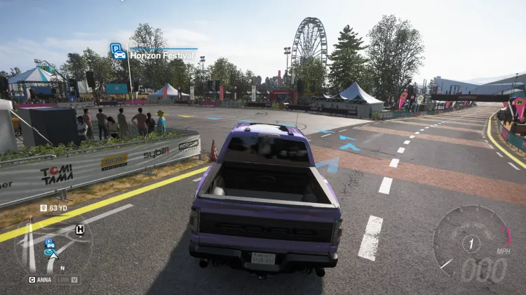 Festivalgelände Parkplatz