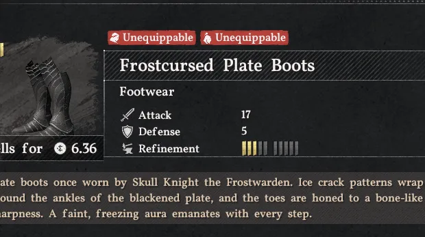 Bottes de Plates Maudites par le Gel