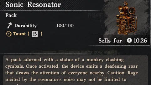Résonateur Sonique