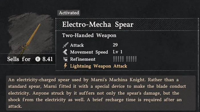 Elektro-Mecha-Speer