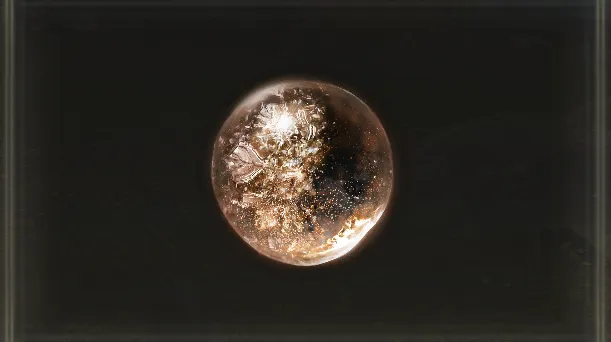 Larme de cristal d'explosion cramoisie